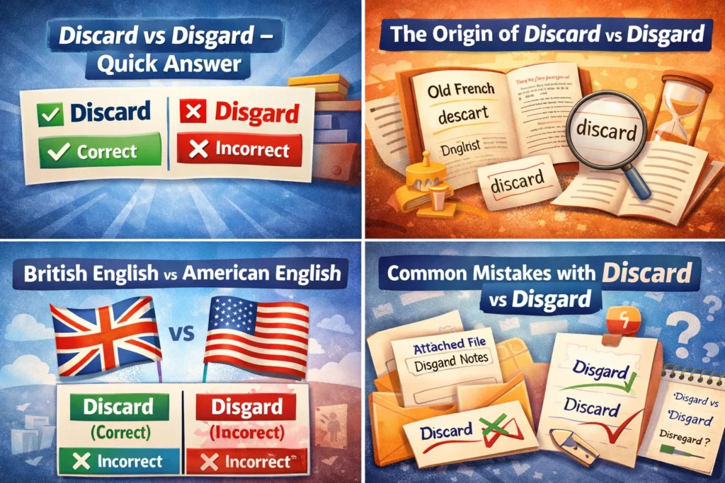 discard vs disgard