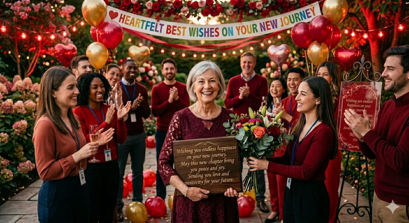 best wishes on your new journey