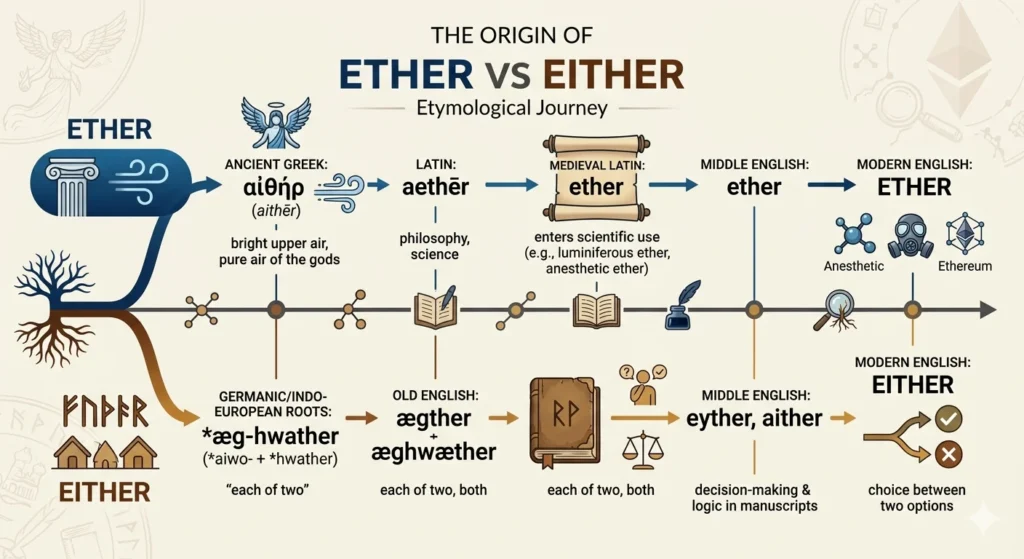 ether vs either