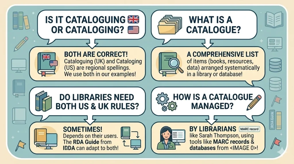 cataloguing vs cataloging