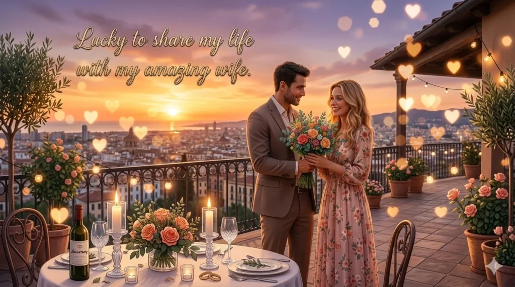 wedding anniversary wishes for wife