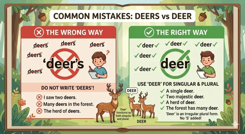 deers vs deer
