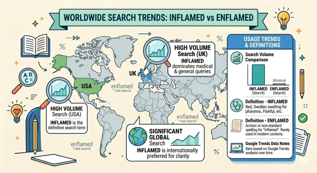 enflamed vs inflamed