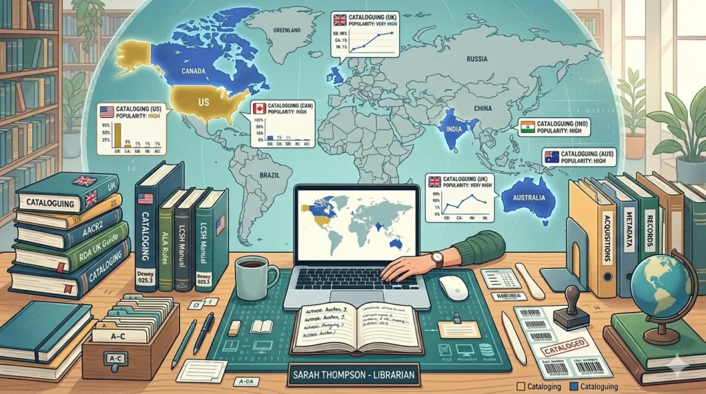 cataloguing vs cataloging