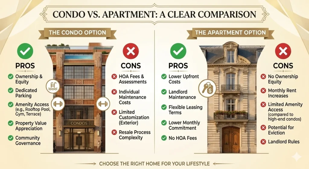 condo vs apartment