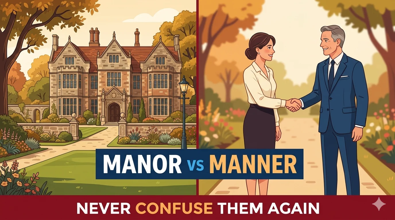 manor vs manner