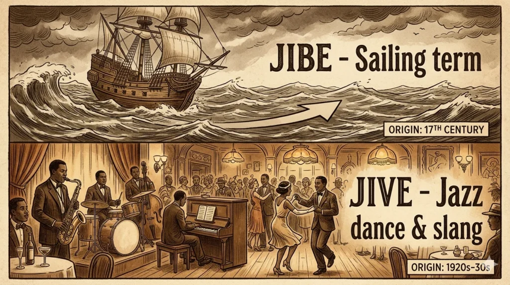 jibe vs jive
