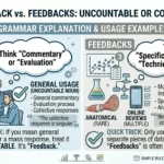 feedback vs feedbacks