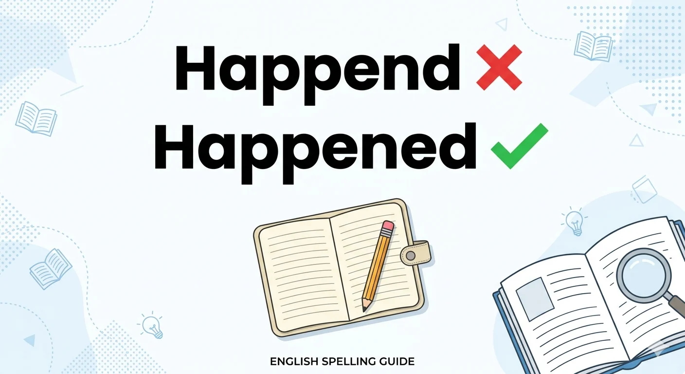happend vs happened