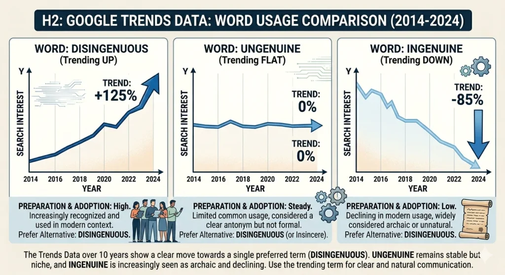 ingenuine vs ungenuine
