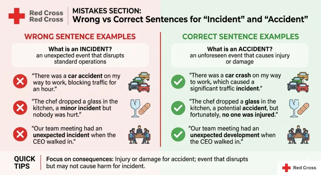 incident vs accident