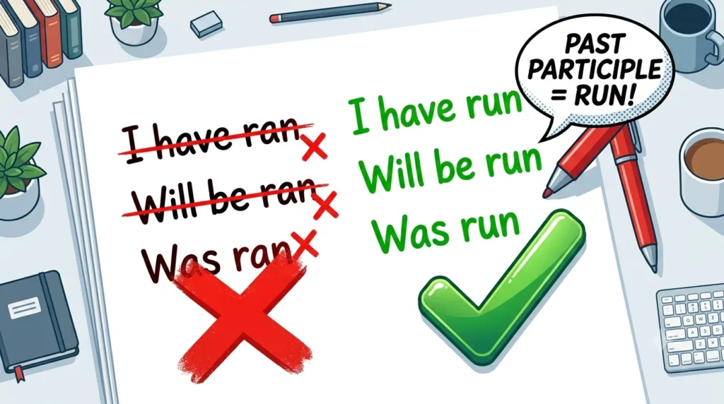 ran vs run