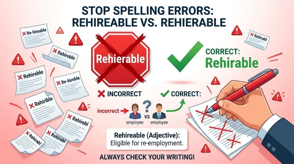 rehireable vs rehirable