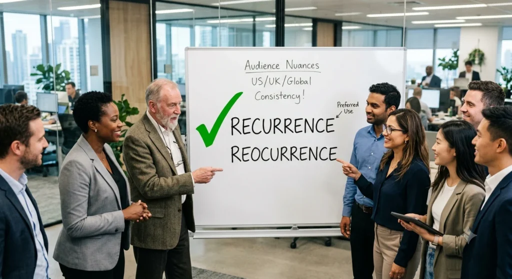 reoccurrence vs recurrence