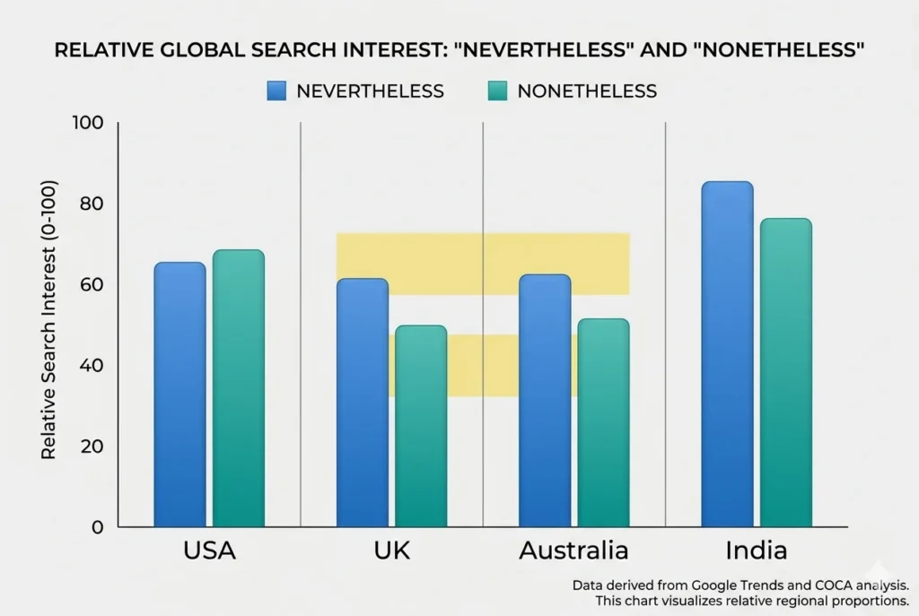 nevertheless vs nonetheless